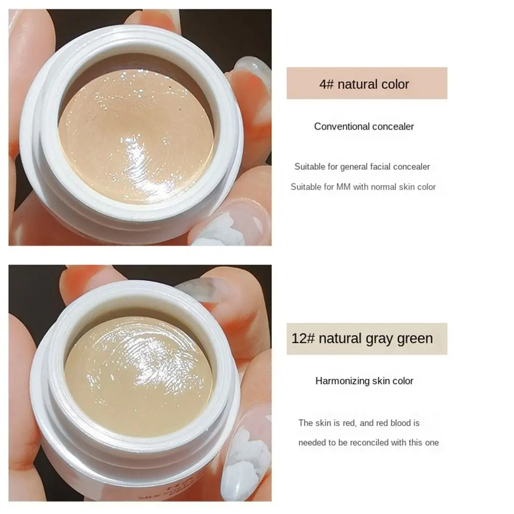 Correcteur marques d'acné couverture visage maquillage correcteur fond de teint crème couverture complète crème cernes correcteur fond de teint liquide
