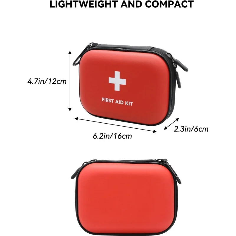 First Aid Kit Bag Empty Small EVA Medicine Organizer Case Water Resistant Portable Storage Pouch For Car Home Travel