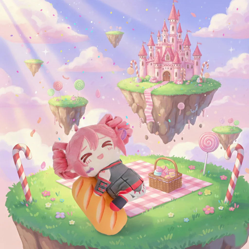 

Плюшевая игрушка Kasane Teto, 8 дюймов, персонаж мультфильма из популярного телесериала, мягкая плюшевая игрушка в подарок для детей, мальчиков и девочек