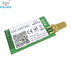 LoRA UART RF Module 433MHz 20dBm 3km Wireless Transceiver Transmitter Receiver LoRa SMA-K Antenna E32-433T20D-V8.1