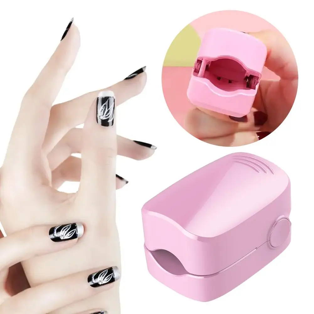 Mini secador de uñas con lámpara Uv, máquina de manicura, esmalte de un solo dedo, Led, herramientas de arte, Usb, Gel, nueva herramienta con C1t4