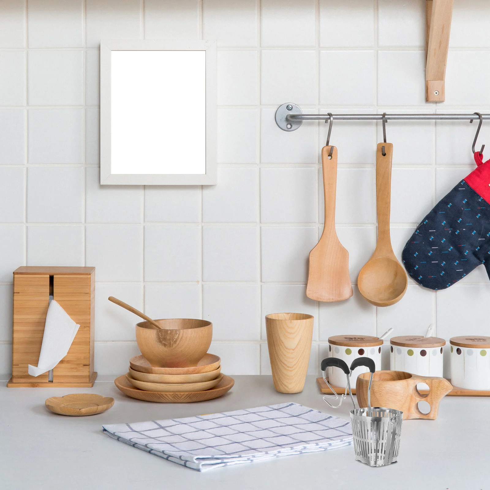 Colino a Rete in Acciaio Inox per Pentola, Ideale per Hot Pot, Pasta, Noodle e Ravioli