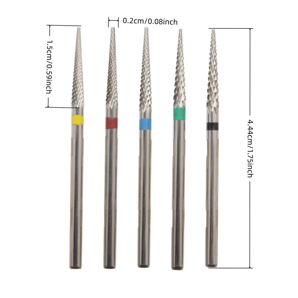 1Pc Tungsten Carbide Nail Drill Bit for Gel Polish & Rhinestone Removal, E-File Manicure Tool Accessory, Durable Nail Drill Bit image 5