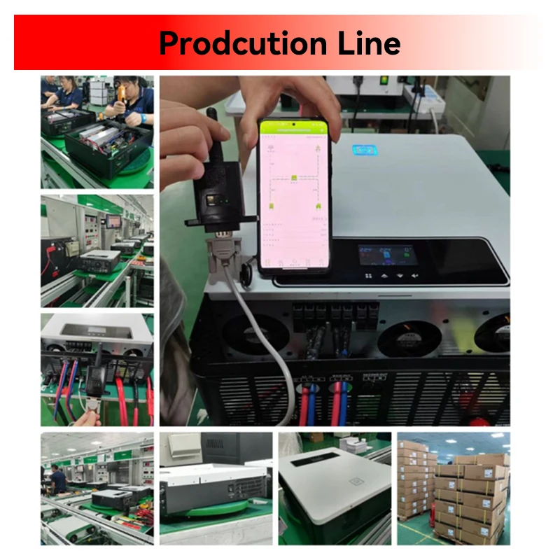 ECGSOLAX 10.2KW عاكس هجين للطاقة الشمسية 48Vdc 230Vac مع أقصى شحن 180A شاحن عاكس عاكس للطاقة الشمسية ماكس PV 500VDC