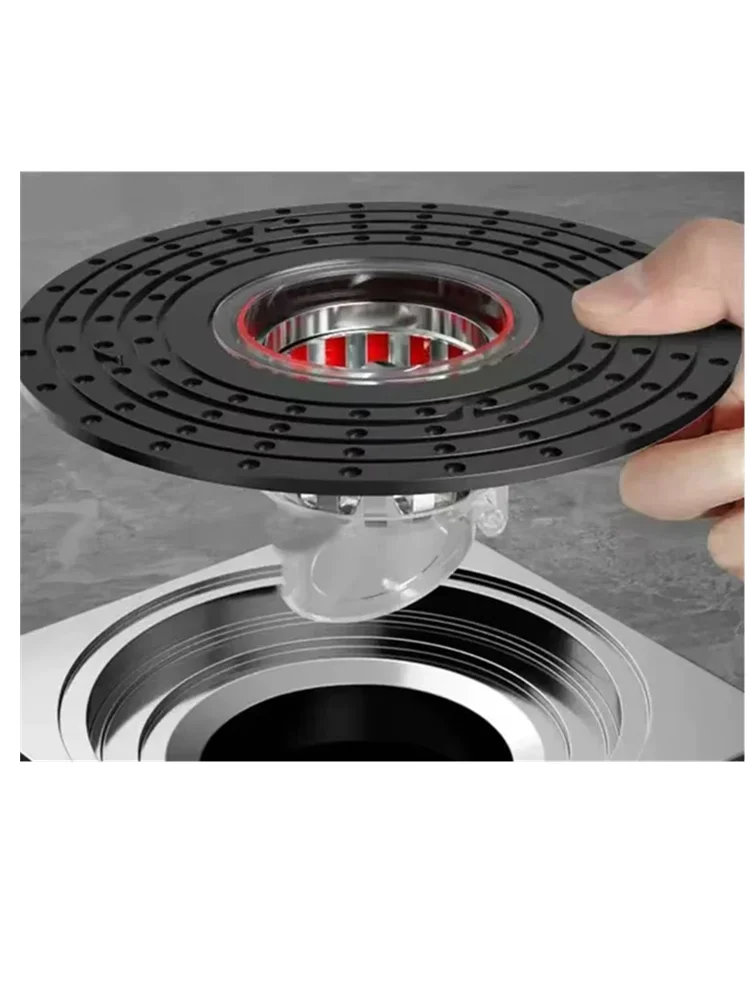 

Shower Floor Strainer Floor Drain Core Cover Toilet Sewer Anti-odor Plug ABS No Smell Bathroom Toilet Sewer Shower Drain