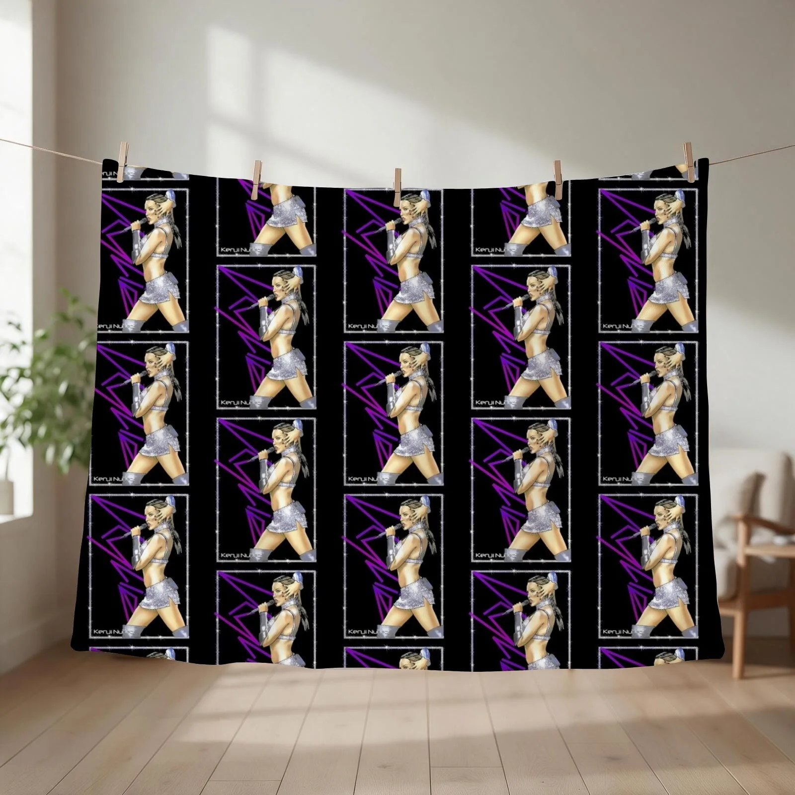 Order Kylie Minogue Throw Blanket couch cozy soft plush fuzzy picnic outdoor blanket