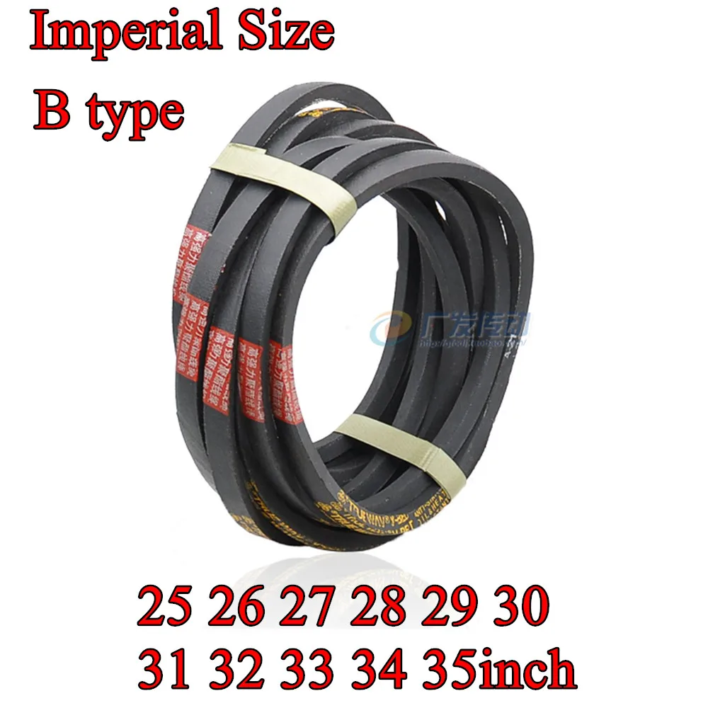 

B25 26 27 28 29 30 31 32 33 34 35 Inch B Type V-belt Triangle Belt Industrial Agricultural Equipment Transmission Belt