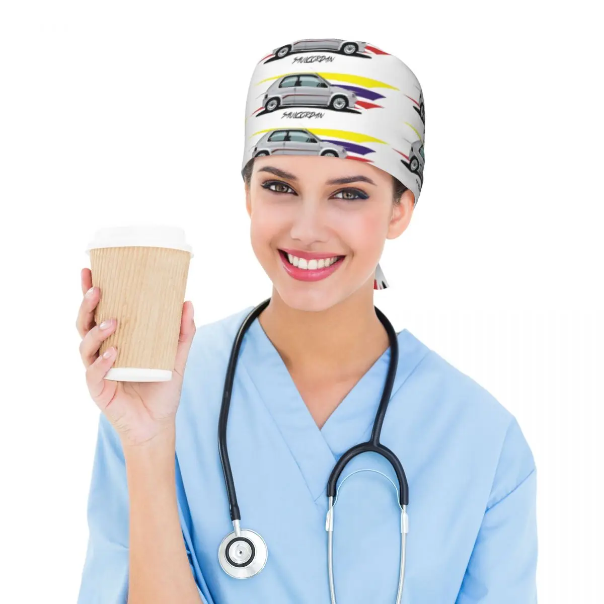 Czapka chirurgiczna 106 Rally, czapka robocza dla lekarza, regulowana czapka pielęgniarska dla mężczyzn i kobiet, czapka dla dentysty