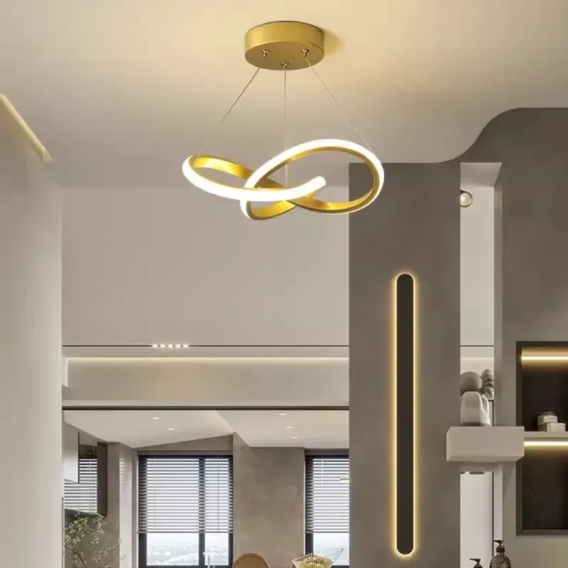 Modern LED Dining Room Lamp Personality Creativity Simple dining room chandelier Nordic     Hotel