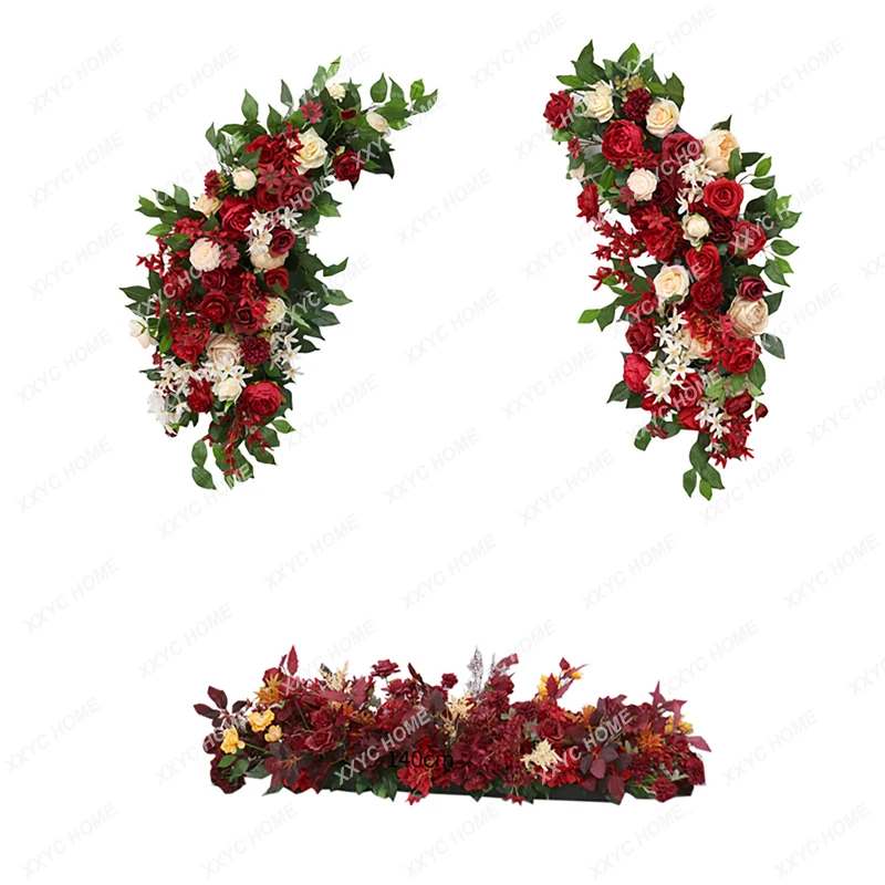 Decorative Flowers Art Decoration Wedding Flowers Layout Activity Background Board Decorative Flowers Rows of Flowers