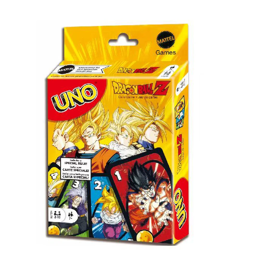 UNO Dragon Ball Z Matching Card Game SHOWEM uno No mercy Card Multiplayer Family Partyoardgame Funny Friends Entertainment Poker