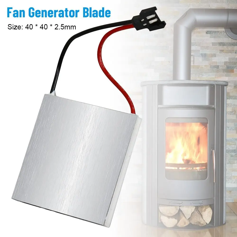 Graphite Heat Conduction 40 * 40 Temperature Difference Generator Blade Fireplace Fan Maintenance Generator Blade