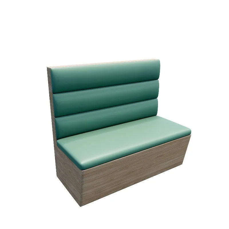 Modern Wood Dining Booth Sofa for Coffee Shops Western Restaurants Milk Tea Shops