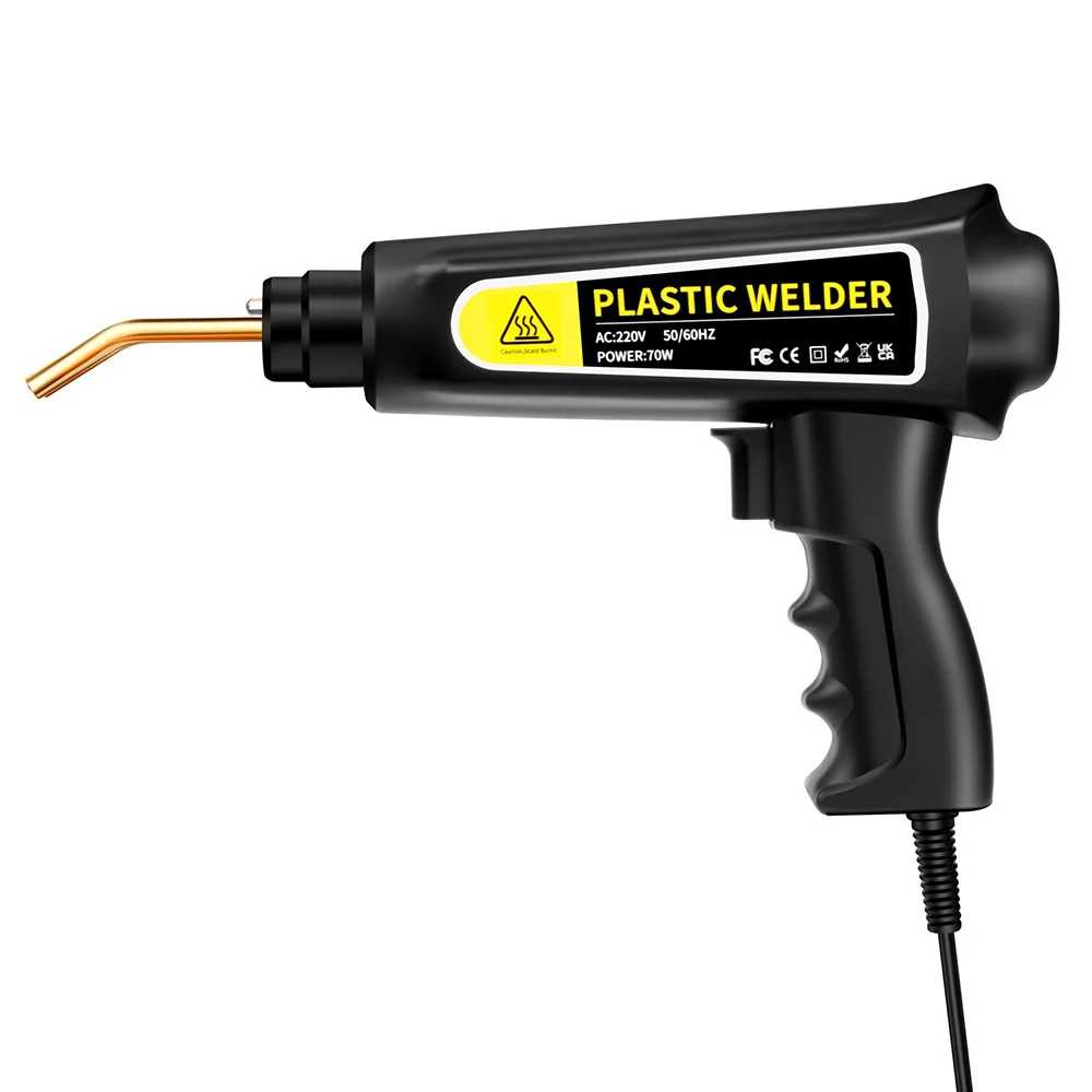 Сварочный аппарат для пластика 70/100 Вт, горячий степлер, пластиковый бампер, паяльник, гаражные инструменты, сварочный пистолет из ПВХ, автомобильные бамперы, ремонтный комплект