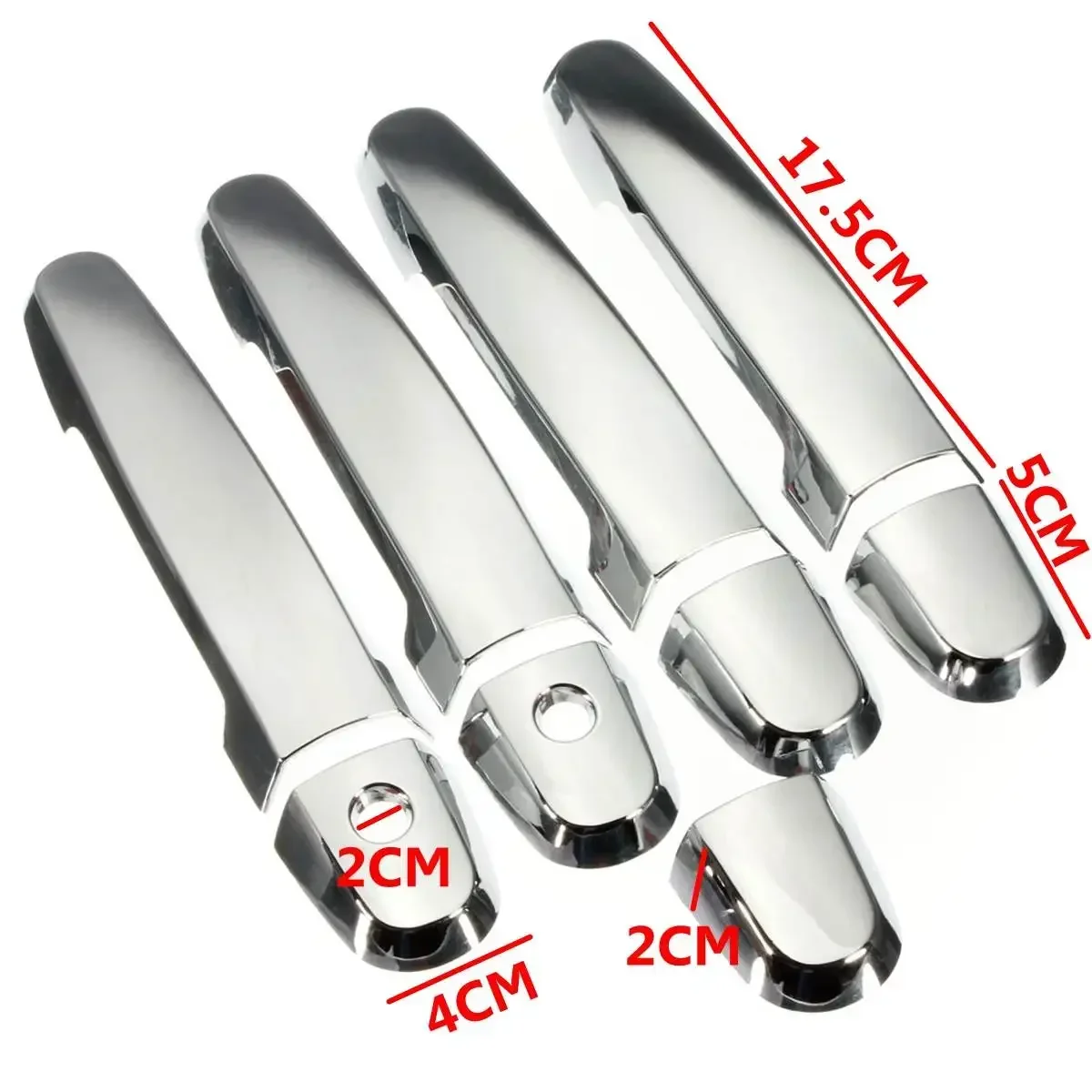 9PCS ABS Chrome Car Door Handle Covers For Toyota Camry for RAV4 for Toyota Yaris for Corolla 2003-2011 Car Exterior Parts