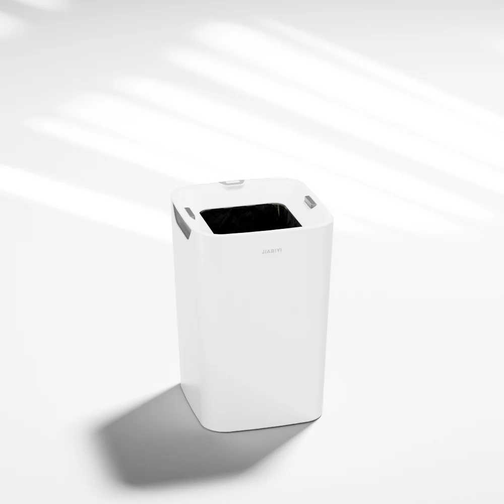 Smart Motion Rectangular Trash Can Automatic Sensor Touchless Induction Modern Waste Bins for Bathroom and Kitchen Use