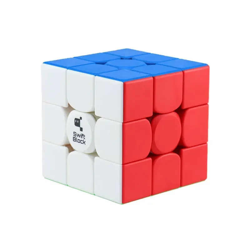 GAN 355 S Swift Block 3x3 Magnetico Cubo di Velocità Magica Gan 355S Senza Adesivo Professionale Agitarsi Giocattoli Gan 355 S Cubo Magico Puzzle