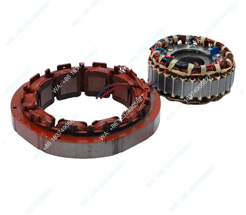 Brushless generator excitation stator rotor coil assembly 164/184/224/274/314/354