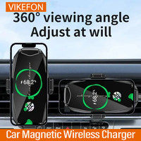 Infrared Induction Car Magnetic Wireless Charger Stand Auto Car Phone Holder Mount Fast Car Charging for iPhone Xiaomi Samsung