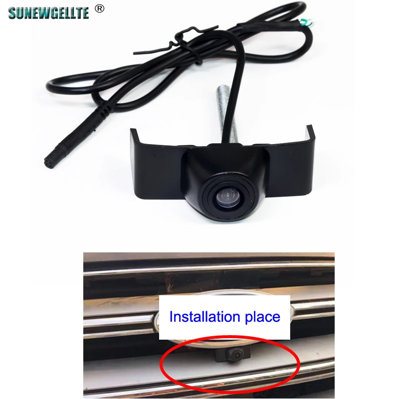 

CCD HD Car front view camera for Ford Edge 2015 2016 Car Frontview Vehicle Camera Night Vision Waterproof Parking Kit