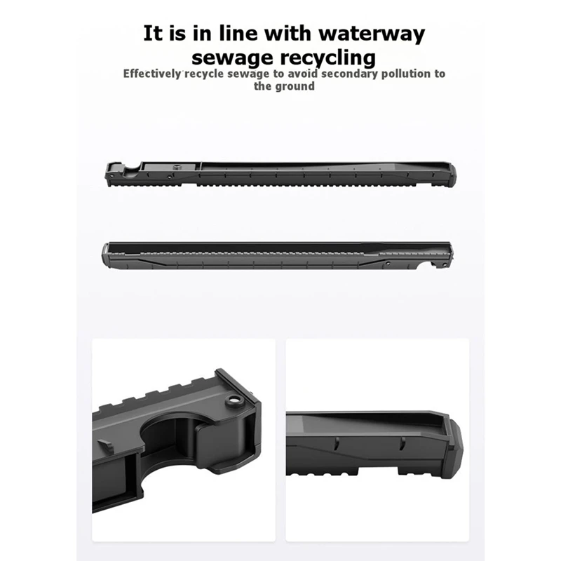 A65T Replacement Wastewater Tank Guide Plate for Ecovacs T90 Pro Robot Vacuum, X12/PRO Accessories Parts