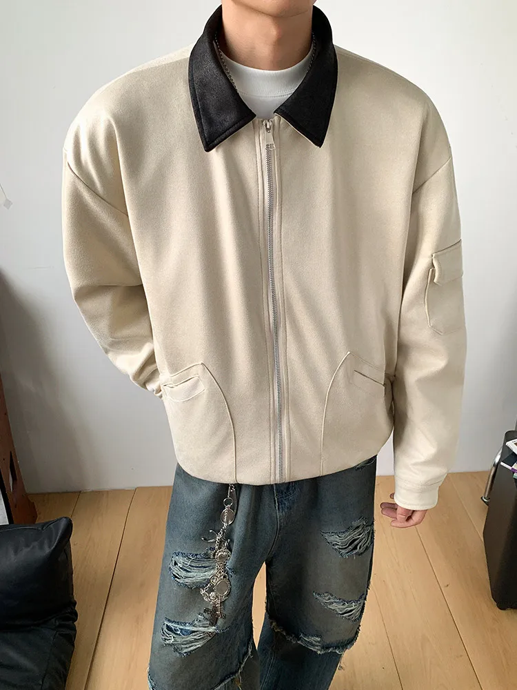 

Мужская повседневная куртка-пилот American Style с воротником, свободного кроя, из полиэстера, стандартной длины, без капюшона