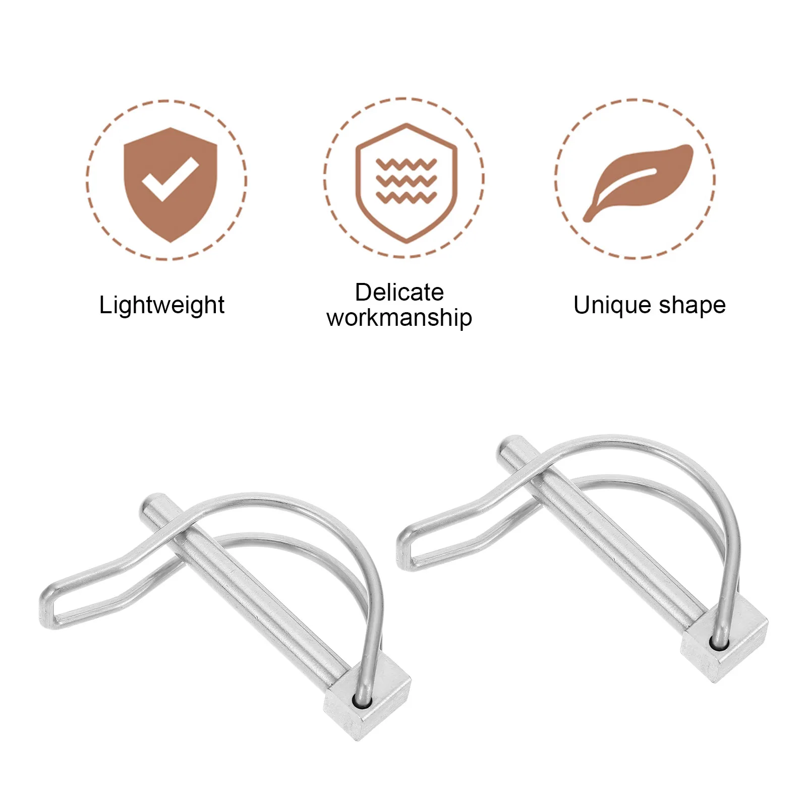 

Spring Pin Stroller Safety Lock Coupler Wire Shaft Clip For Lawn Towing Farm Trailers Boat Gazebo Canopy Tractor
