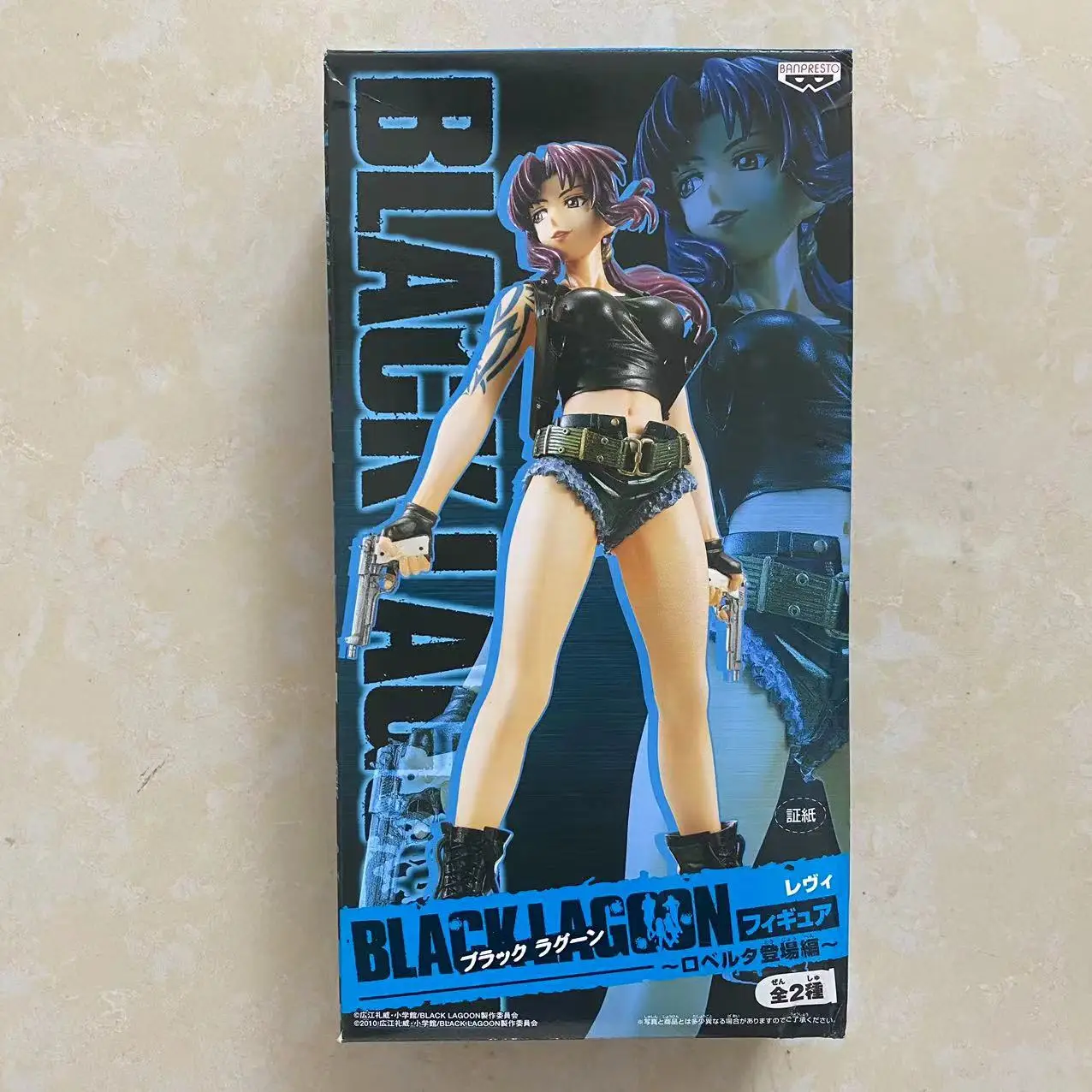 

Two-Hand Anime Figure Revy（Rebecca）Action Model Collectibles Desktop Ornaments Toys Gifs