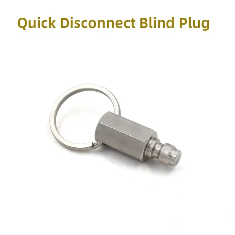 High Pressure 8MM Foster Quick Disconnect Male Female Adaptor Fill Nipple Blind Plug  Thread 1/8NPT&1/8BSP&M10*1