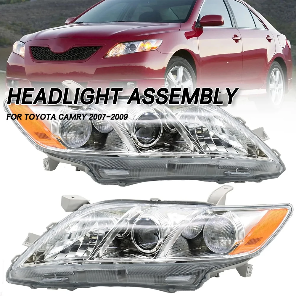 

Left/Right Side Front Bumper Head Light Headlamp Driving Headlight Turn Signal Light For Toyota Camry 2007 2008 2009