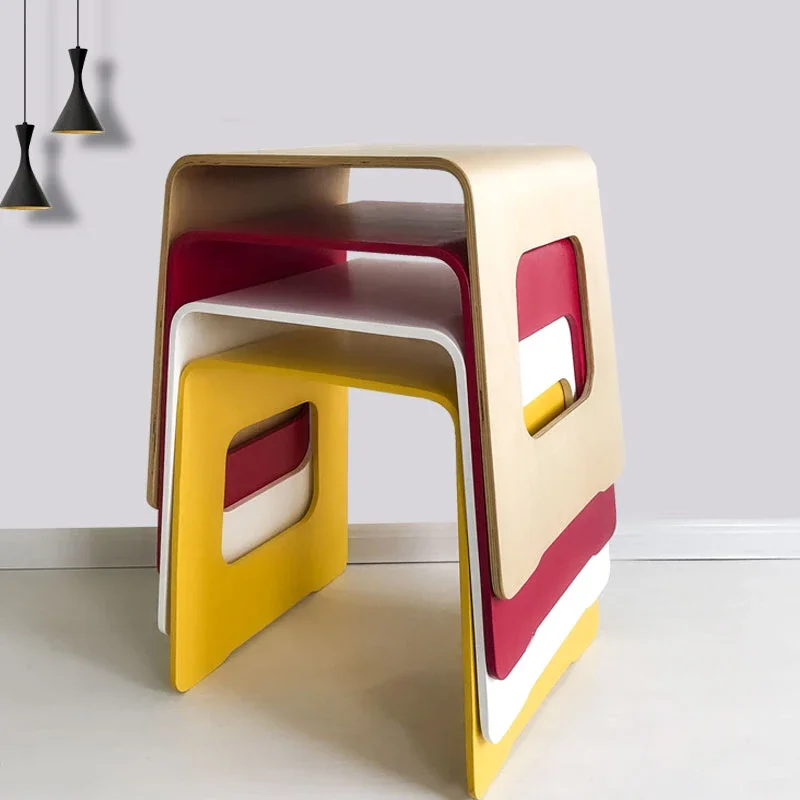 Living Room Sofa Stool, Creative Tea Table Low Stools