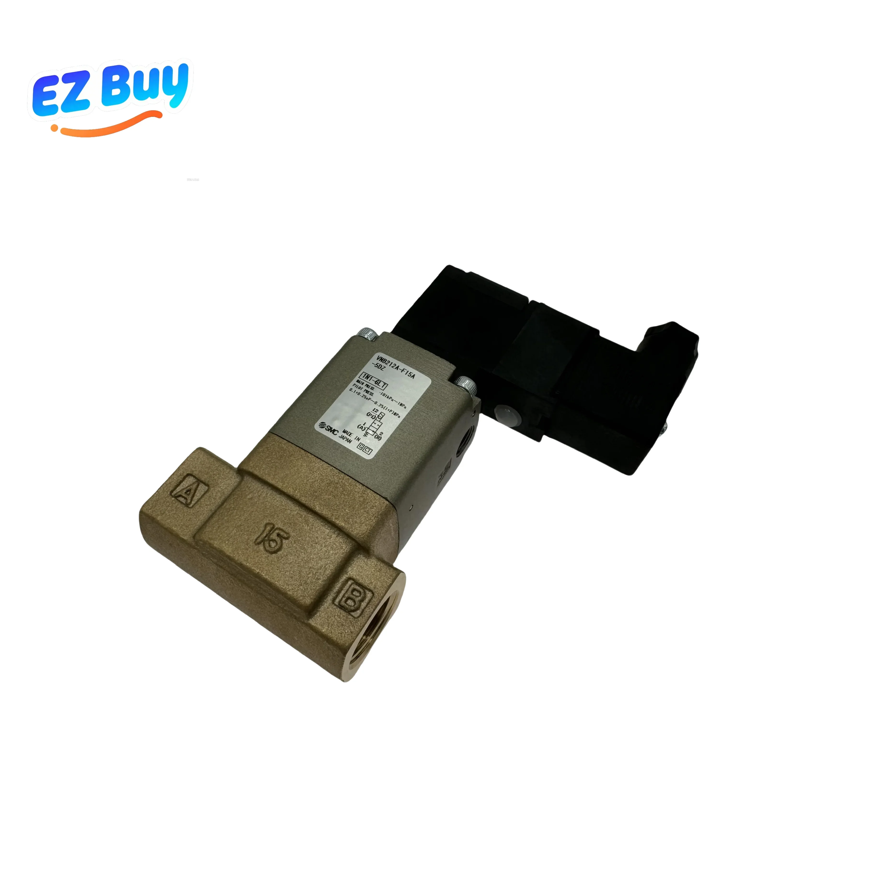 VNB Series Process Valve 2 Port Valve For Flow Control External Pilot Solenoid Fluid Control VNB212A-F15A-5DZ
