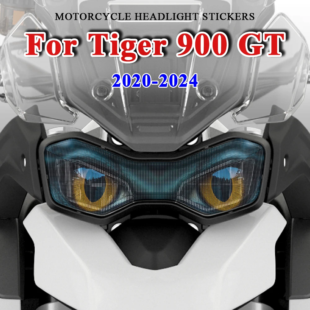 

Front Headlight Stickers Motorcycle Head Light Protection Decals Accessories For Triumph Tiger 900 GT Rally Pro 2020-2023 2024