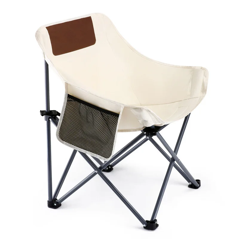

Outdoor folding chair camping sketch beach chair portable fishing stool reclining Mazar moon chair light recliner