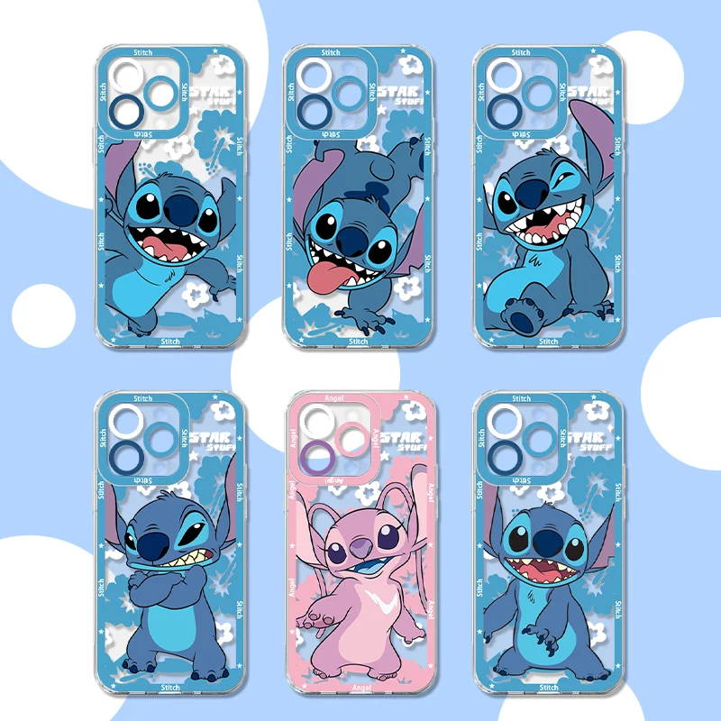 Stitch Angel Case For Xiaomi POCO X6 X7 X5 Pro X3 NFC F3 F5 F6 F7 Ultra M5S C65 M7 M6 Pro 4G 5G 14T 13T 12T 11T 14 11 Lite 5G NE