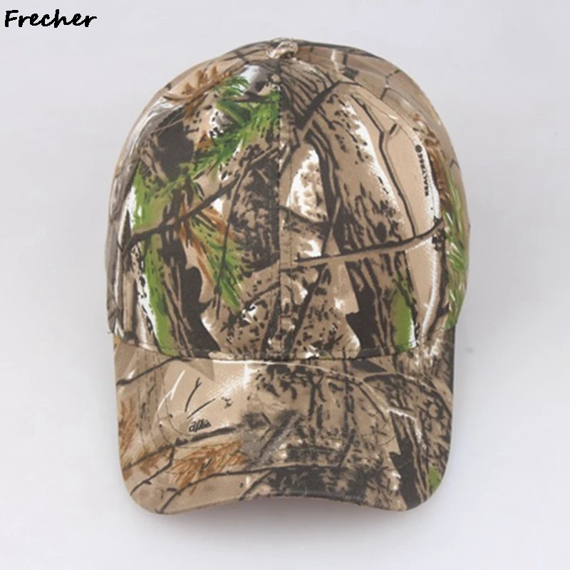 Men New Camo Baseball Cap Fashion Hip Hip Visors Cap Adjustable Buckle Casquette Hats Leisure Trucker Hat for Summer Jungle