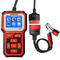 Car Scanner Diagnostic Tools Konnwei Kw681 OBD Scanner with Battery Tester 2 in 1 Diagnostic Machine for All Cars