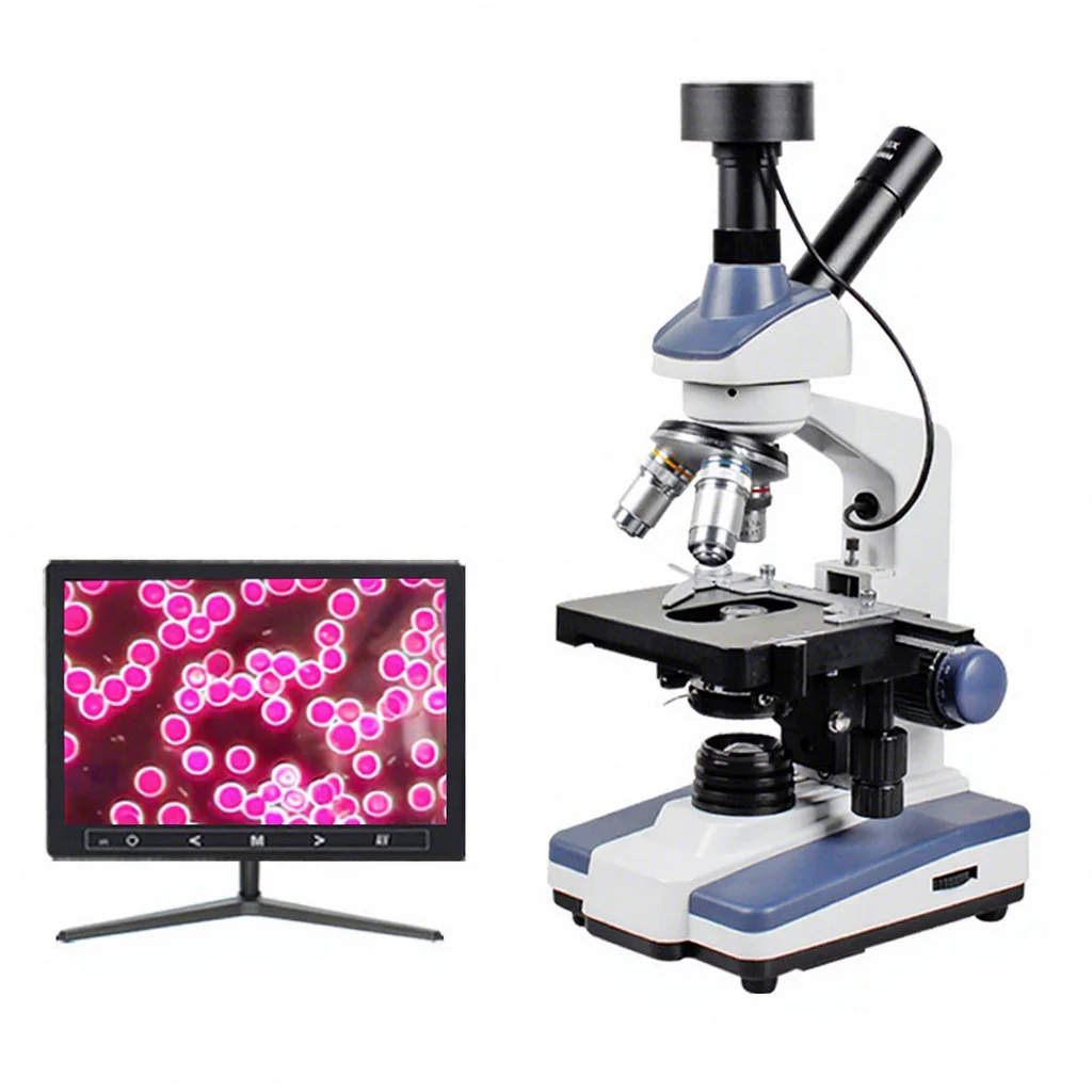 Medical Lab University - Биологический бинокулярный микроскоп 1600X со светодиодной