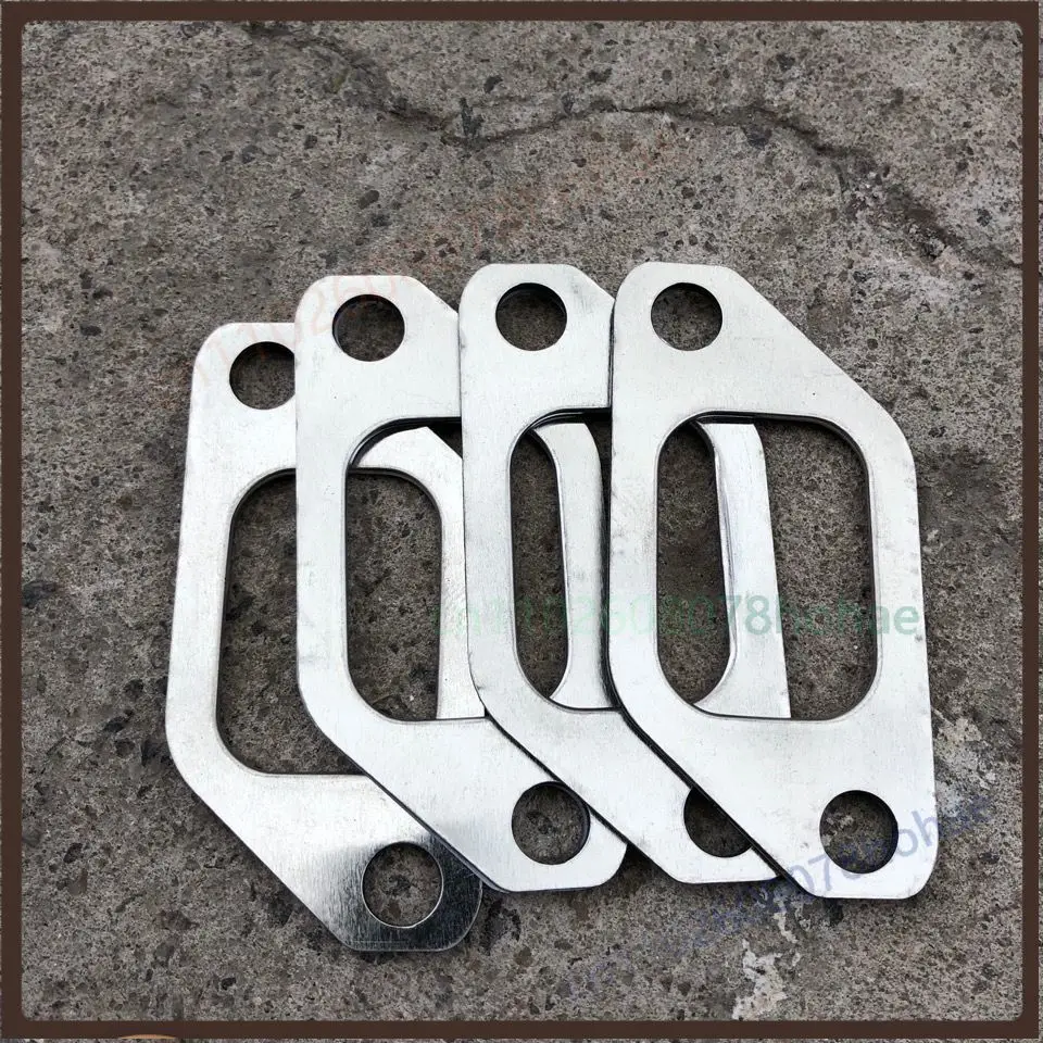 Exhaust Manifold Gasket Set 4‑Pcs For YTO Dongfanghong LR4105 4108 6108 Diesel Engine Tractor Parts