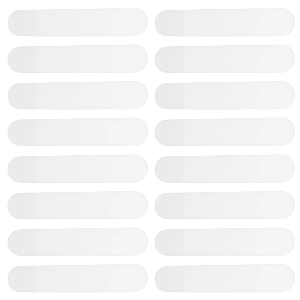 

25 Pcs Transparent Pen Bag Frosted Plastic Cover Portable Pencil Case Storage Sleeve Gift Business Partner Present