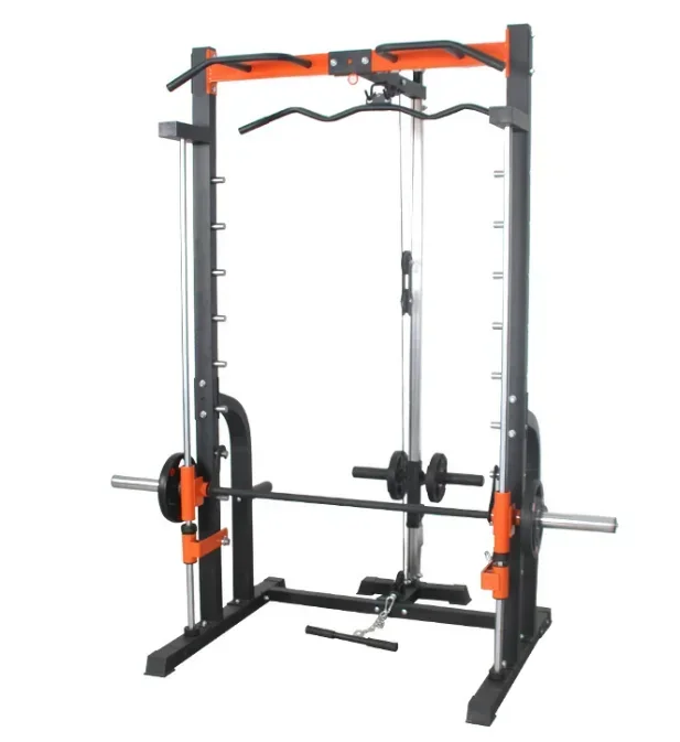 Multifunctional weightlifting rack rack bench press rack Smith gantry weightlifting fitness equipment pull-up