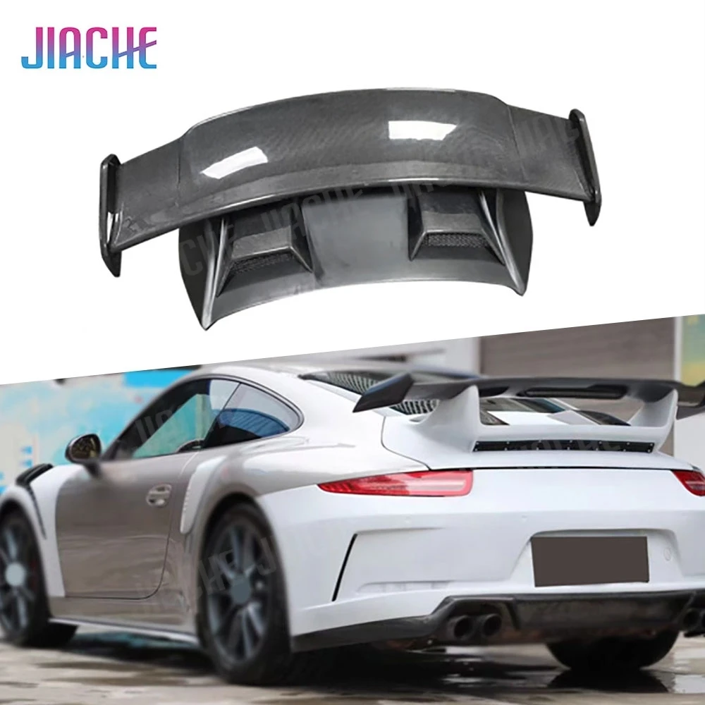 Carbon Fiber Rear Spoiler Trunk Wing For Porsche 911 GT3 2015 2016 2017 2018 Rear Wing Roof Wing Car Styling Accessories FRP