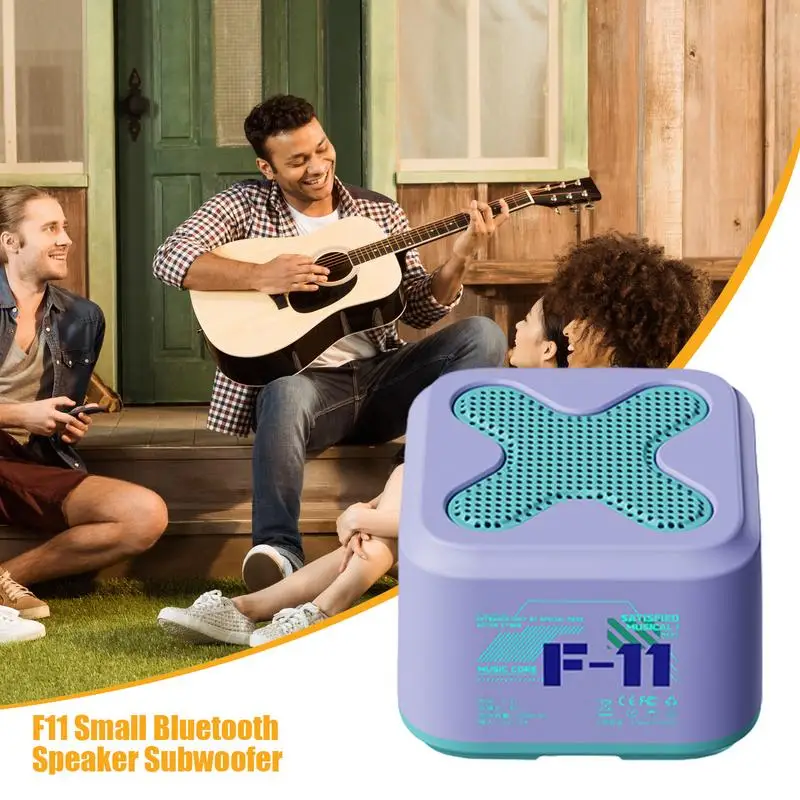 Smart Speaker Small Wireless Speaker With Sub-woofer Design Loud Volume Portable Wireless Speakers For Car Outdoors Beach