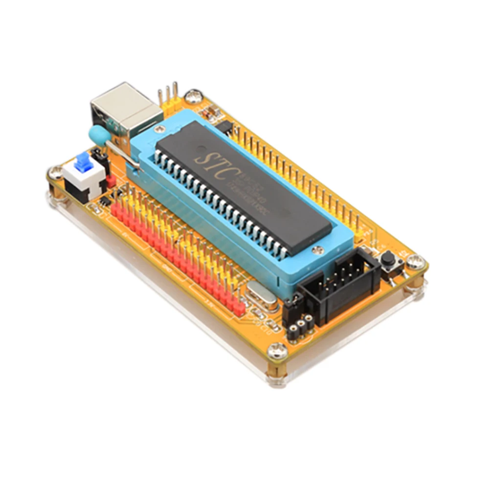 51 Single Chip Microcomputer Minimum System Board STC Main Control Board Support ISP With USB Cable