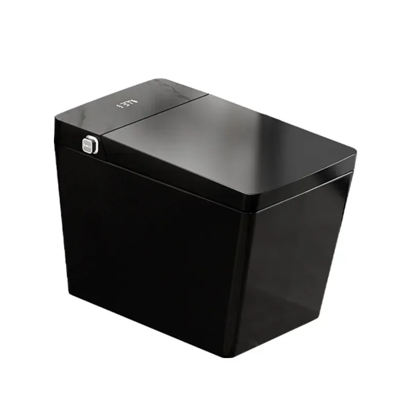 Black square household toilet