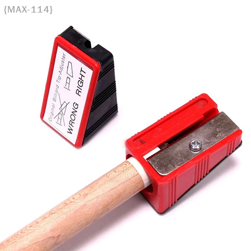 Durable Plastic Tip Shaper, Easy Grip Cue Tip Maintenance Tool for Perfect Shape & Maintain Grip, Billiards Pool Snooker Planer
