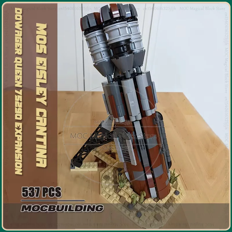 

Movie Dowager Moc Model Queen Splicing Building Block Tavern DIY Architectural Education Science Set Collection Christmas Gift