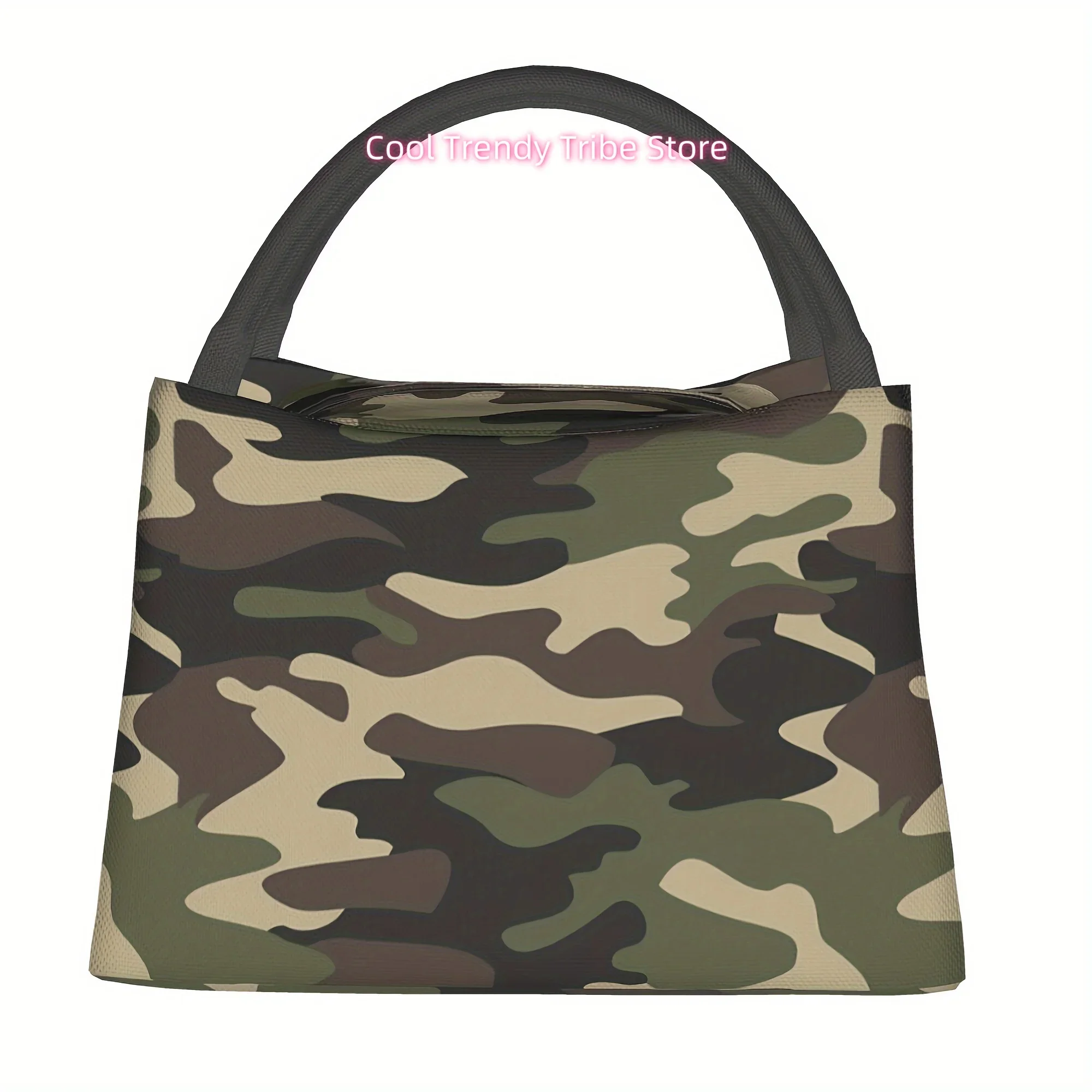1pc a Camouflage Design, a Reusable Cooler Bag, Insulated for Keeping Food Warm Or Cold, Perfect for Outdoor Activities Like Cam
