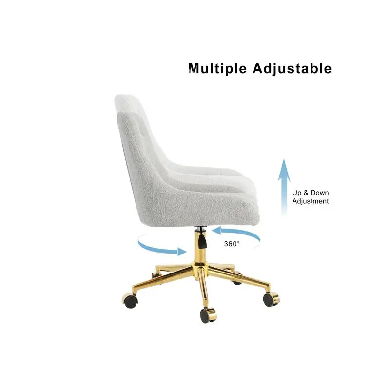 كرسي طعام حديث من القماش المخملي مع أرجل مطلية بالذهب، ناعم ومريح، ارتفاع قابل للتعديل، سهل الحركة، #5