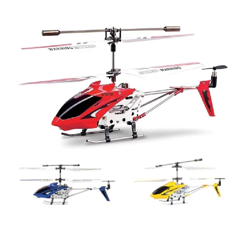 New S107G  Six channels remote control helicopter Multi Functions Remote Control Plane Toy Model RC Airplane Drone Gift for Kids